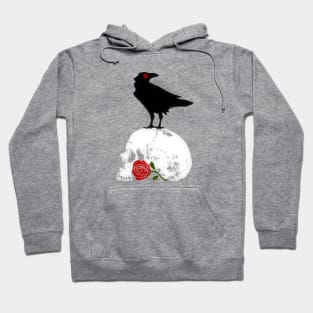 The Raven and the Red Rose Hoodie